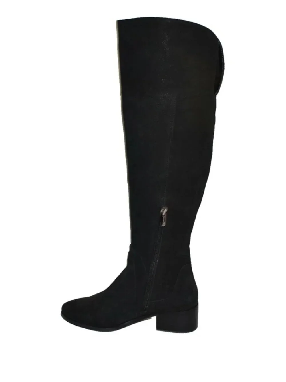 New! Vince Camuto Size 9 Kreston Over The Knee Boot Black Leather OTK DD24